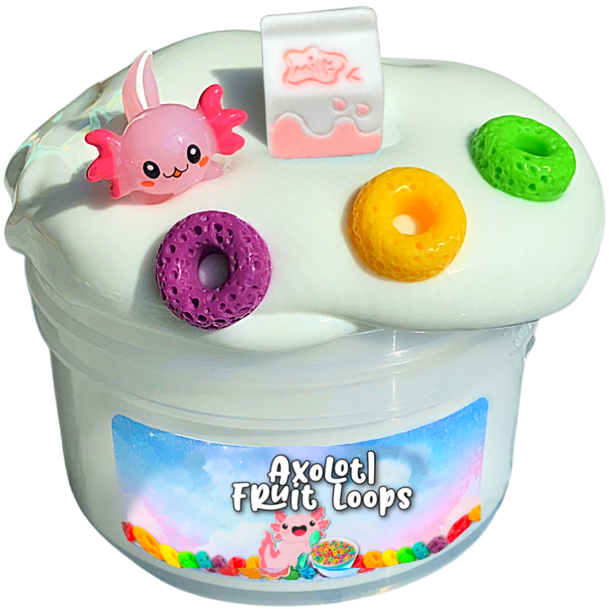 Axolotl Fruit Cereal Slime Shop Nichole Jacklyne