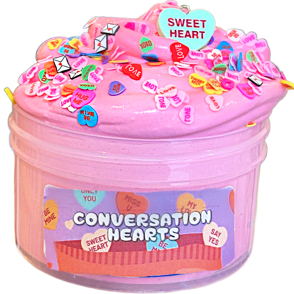 Conversation Hearts Butter Slime