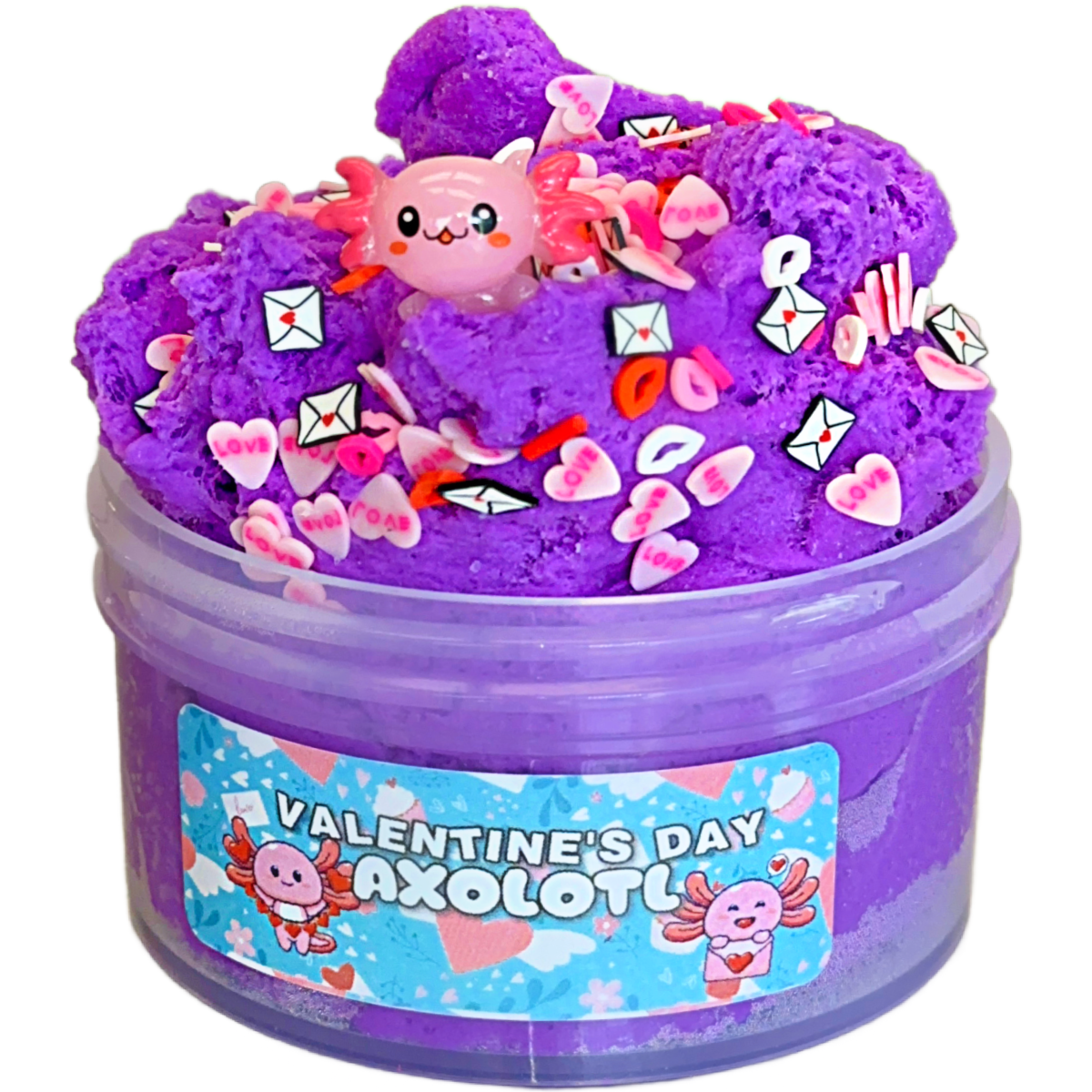 Valentine's Day Axolotl Slime