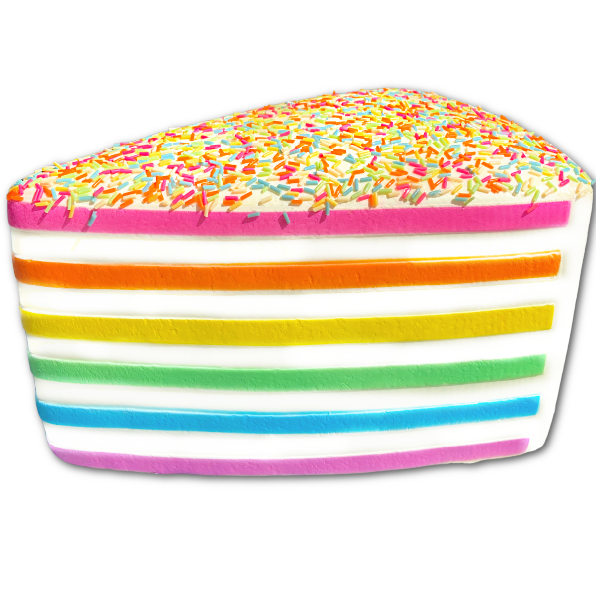 Jumbo Rainbow Cake Squishy 9 x 5 inches (HUGE) – Shop Nichole Jacklyne