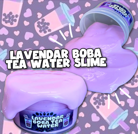 Lavender Boba Tea Water Slime